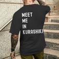 Kurashiki Chugoku で会いましょう 日本 メンズTシャツ バックプリント 彼への贈り物