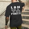 Lan Party レトロゲームtシャツ メンズTシャツ バックプリント 彼への贈り物