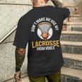 Lax ラクロスママ メンズTシャツ バックプリント 彼への贈り物