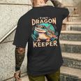 Leopard Gecko Crested Lizard Reptiles Lovers メンズTシャツ バックプリント 彼への贈り物