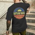 Let's Go Taco Let's Go Taco メンズTシャツ バックプリント 彼への贈り物