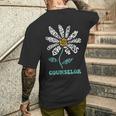 Life-Is Good Counselor ユーモア 勇気 開放性 楽しい 愛 メンズTシャツ バックプリント 彼への贈り物