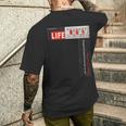 Life Picture Collection ファッションモデル（5） メンズTシャツ バックプリント 彼への贈り物