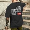 Life Picture Collection 猫（2） メンズTシャツ バックプリント 彼への贈り物