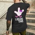 Liquid Dnb Junglist Edm ドラムとバス メンズTシャツ バックプリント 彼への贈り物