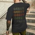 Love Heart Gerry グランジヴィンテージスタイル ブラックジェリー メンズTシャツ バックプリント 彼への贈り物