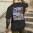 I Love Japan Culture Enjoy Cool Japan Landmarks Photos メンズTシャツ バックプリント 彼への贈り物