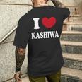 I Love Kashiwa 柏が大好き メンズTシャツ バックプリント 彼への贈り物