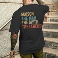 Maison The Man The Myth The Legend メンズTシャツ バックプリント 彼への贈り物
