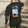 Maradona アルゼンチンヒゲ メンズTシャツ バックプリント 彼への贈り物