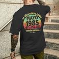 Mayo 1985 40 Años Hombre Cumpleaños Regalo Mayo 1985 Camiseta Hombre Estampado Espalda Regalos para él