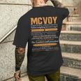 Mcvoy Completely Unexplainable Notices Everything But Won’T Say It Name Men's T-shirt Back Print Gifts for Him