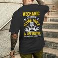 Mechanic Caution Flying Tools 自動車整備士 メンズTシャツ バックプリント 彼への贈り物