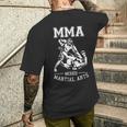 Mmaファイター 総合格闘技 メンズTシャツ バックプリント 彼への贈り物