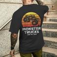 Monster Trucks Are My Jam シャツ モンスタートラック 面白い エンジン メンズTシャツ バックプリント 彼への贈り物