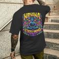 Nirvanatate Of Mind 瞑想 面白いグラフィックtシャツ メンズTシャツ バックプリント 彼への贈り物
