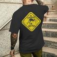 No Kangaroos In Austria 動物飼育係 野生動物 愛好家 メンズTシャツ バックプリント 彼への贈り物