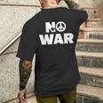 No War Peace No War No WarNo War メンズTシャツ バックプリント 彼への贈り物