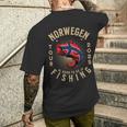 Norway Fishing Tour 2025 T-Shirt mit Rückendruck Geschenke für Ihn