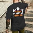 Nothingcares Me I'm In Hr ハロウィン 人事 メンズTシャツ バックプリント 彼への贈り物