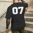 Number 07Ports Jersey Player 07 7 Fan Front Printarsity メンズTシャツ バックプリント 彼への贈り物