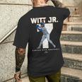 Number And Portrait Bobby Witt Jr Kansas City Mlbpa メンズTシャツ バックプリント 彼への贈り物