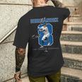 Number And Portrait Kike Hernandez Los Angeles Mlbpa メンズTシャツ バックプリント 彼への贈り物