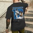 Number And Portrait Yoshinobu Yamamoto Los Angeles Mlbpa メンズTシャツ バックプリント 彼への贈り物