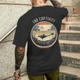 Orca End Captive Free The Orcas 海洋保護活動家 メンズTシャツ バックプリント 彼への贈り物