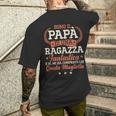 Papà Compleanno Padre Divertente Papà Figlia T-shirt da uomo con stampa posteriore Regalos para él