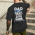 Papà E Cane Perempre Carlino T-shirt da uomo con stampa posteriore Regalos para él