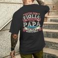 Papa Figlia Padre Festa Del Papà Regalo Per Papà Da Figlia T-shirt da uomo con stampa posteriore Regalos para él