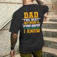 Papà Il Miglior Taxi Tassista T-shirt da uomo con stampa posteriore Regalos para él
