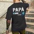 Papa Loading Ciuccio Gravidanza Annuncio Futuro Papà T-shirt da uomo con stampa posteriore Regalos para él