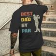メンズ Par Golf Best Dad メンズTシャツ バックプリント 彼への贈り物