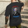 Party Pooper 面白い独立無党派投票者 7月4日 メンズTシャツ バックプリント 彼への贈り物