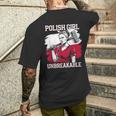 Polonia Polska Poland Polaca Bandera Camiseta Hombre Estampado Espalda Regalos para él