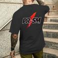 Prism1 ロゴ メンズTシャツ バックプリント 彼への贈り物
