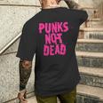 Punks Not Dead パンクズ・ノット・デッド メンズTシャツ バックプリント 彼への贈り物