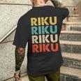 Riku 陸 メンズTシャツ バックプリント 彼への贈り物