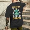 Robotics Robot Machine Engineer Robots Camiseta Hombre Estampado Espalda Regalos para él