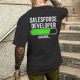 Salesforce開発者 卒業 卒業生 新しい仕事を読み込んでいます メンズTシャツ バックプリント 彼への贈り物