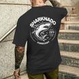 Sharkharknado Forecast ファニーグラフィックtシャツ メンズTシャツ バックプリント 彼への贈り物