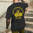 Silverback Gorilla Gym Apparel パワーリフティング、ストロングマン メンズTシャツ バックプリント 彼への贈り物