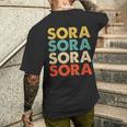 Sora 空 メンズTシャツ バックプリント 彼への贈り物