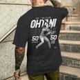 Speed Power Ohtani 50-50 Milestonehohei Ohtani Mlbpa メンズTシャツ バックプリント 彼への贈り物