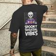 Squelette Effrayantkeletalibes T-shirt imprimé au dos Cadeaux pour lui