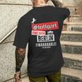 Stuttgart Football Kicken Clubwabian Fan Winner Trophy T-Shirt mit Rückendruck Geschenke für Ihn
