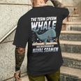 Term マッコウクジラ Was Discovered By Navaleamen メンズTシャツ バックプリント 彼への贈り物
