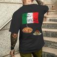 That's Amore ピザ パスタ好き イタリア料理 イタリア国旗 メンズTシャツ バックプリント 彼への贈り物